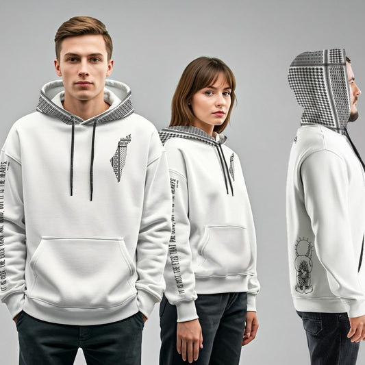 Freedom Hoodie keffiyeh pattern