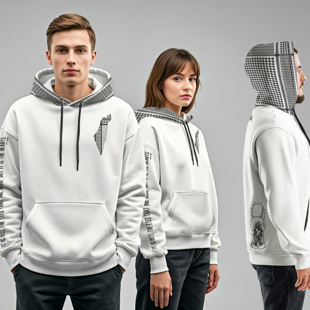 Freedom Hoodie keffiyeh pattern